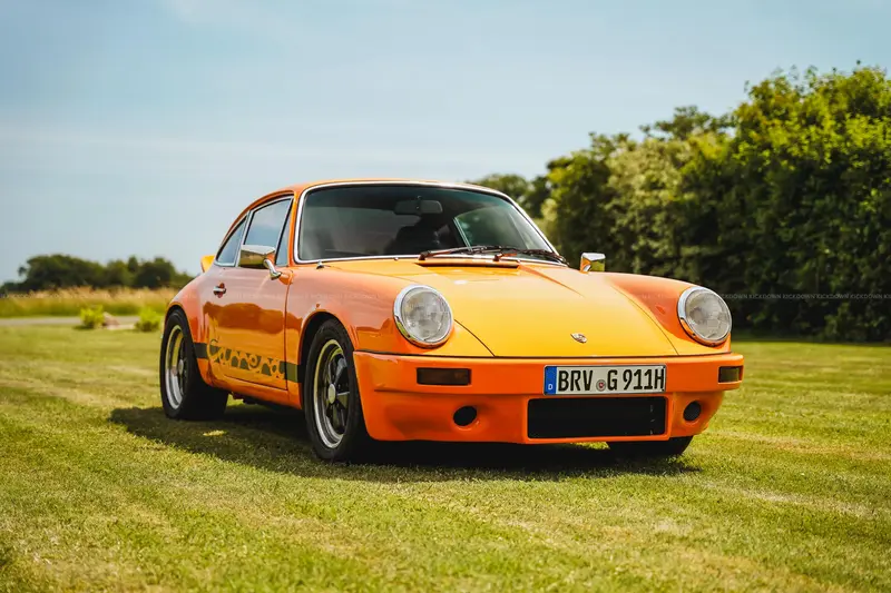 Porsche 911 G-model RS conversion (1974), extensive conversion in RS style, H license plate, and new TÜV certification