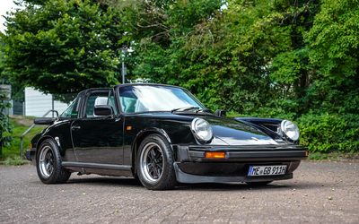 Porsche 911 G-Model Targa with H-registration and Fuchs rims (1977)