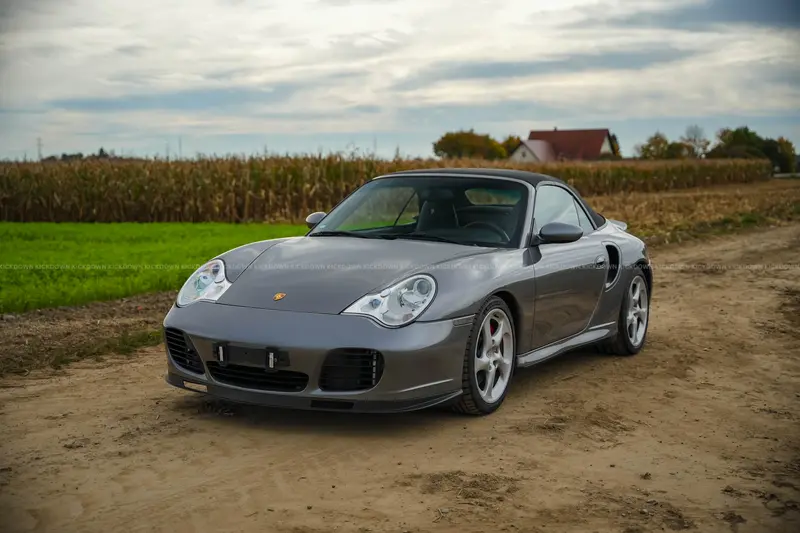 Porsche 911 996 Turbo Cabriolet (2005) with high-quality full leather interior, major service performed, full service history