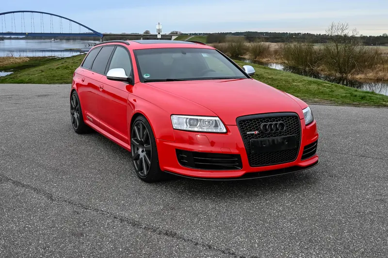 Audi C6 RS6 V10-Motor 745 PS MTM Komplettumbau 15.000 € Investitionen Carbon Diffusor Frontspoilerlippe Abgasanlage Spurverbreiterung Leistungssteigerung Unfallfrei (2008)