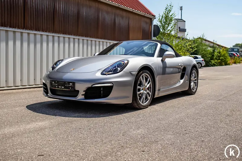 Porsche 981 Boxster PDK Porsche Approved möglich Garantie GT-Silber 1. Hand lückenlos Scheckheft (2014)