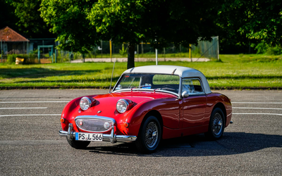 Austin-Healey Sprite Mk 1 "Froschauge" (1960) seit 1990 im derzeitigen Besitz, Motor überholt, Mk II Getriebe verbaut