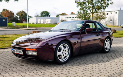 Porsche 944 S2 in der Spezialfarbe Zyclamrot Perlcolor Scheckheft Gepflegt Gutachten Note 2 (1990)