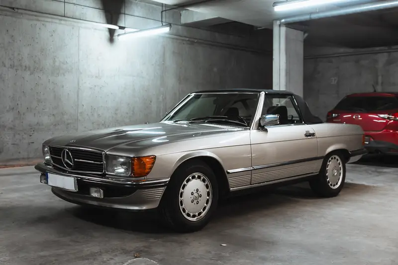 Mercedes-Benz 420SL R107 (1985), seit 17 Jahren im Familienbesitz, Classic Data Note 1, Steuerkette erneuert