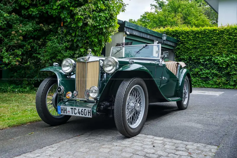MG TC (1946), komplett restauriert, Gutachten Note 1-, Motor überholt