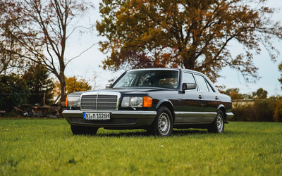 Mercedes Benz W126 380 SE (1985) in sehr gepflegtem Originalzustand, Scheckheft, Gutachten Note 2, Klima