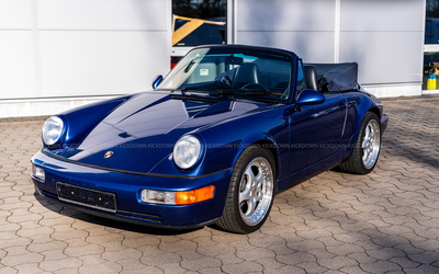 Porsche 964 C2 Cabriolet (1992), Handschalter, sehr attraktive Farbkombination, Classic Analytics Note 2, Historie nachvollziehbar