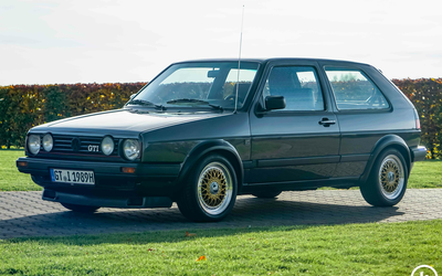 Volkswagen Golf 2 GTI Special German first delivery Note 2+ light alloy wheels Report (1989)