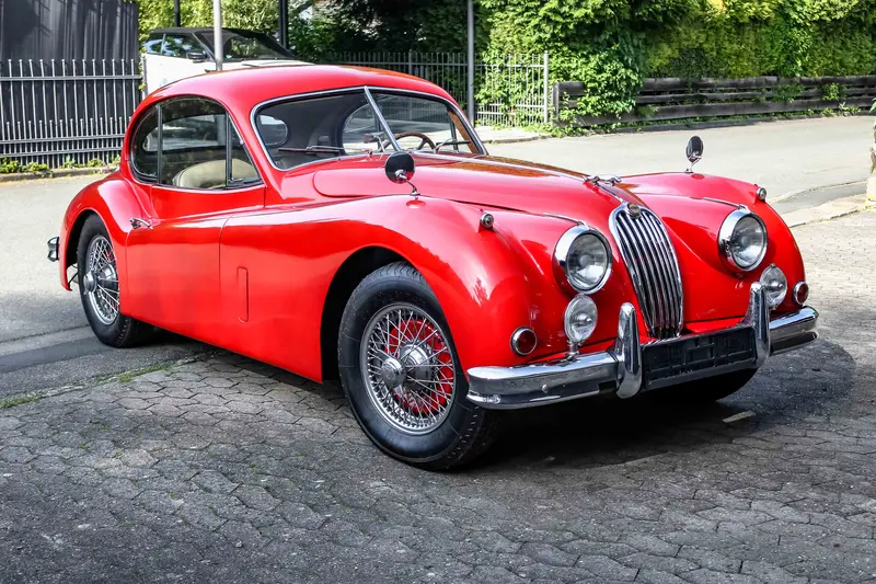Jaguar XK 140 FHC aus 2.Hand Matching Numbers Teilrestauriert 1 von ca. 2.800 Exemplaren (1956)