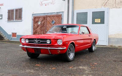 Ford Mustang Coupe A-Code (1965), completely restored, very harmonious vehicle, rating grade 1-, €32,000 invested