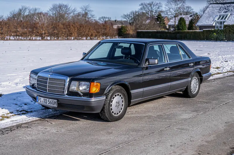 Mercedes Benz W126 560 SEL (1990), äußerst gut ausgestattet, Classic Data Note 2+, deutsche Erstauslieferung