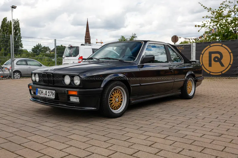 BMW E30 316i Baur TC Cabriolet (1986), H-Kennzeichen, Hartge-Komplettumbau, Fahrwerkstieferlegung