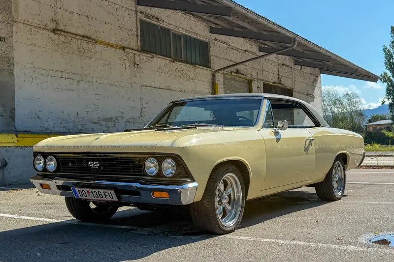 Chevrolet Chevelle SS 396 (1966), mit 6,5-Liter-V8, umfangreich komplett restauriert, Wertgutachten Note 1-