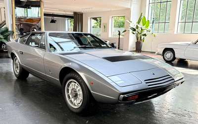 Maserati Khamsin (1977), absolute Seltenheit, umfangreich aufbereitet, mit Gutachten