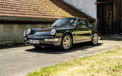 Porsche 911 964 Carrera 4 Targa USA-Import nur 72.948 km Laufleistung Blaupunkt-Reno-2-Radio Gutachten Matching Numbers (1990)