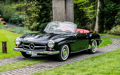 Mercedes-Benz 190SL (1958), fully restored, top condition, certificate grade 1-