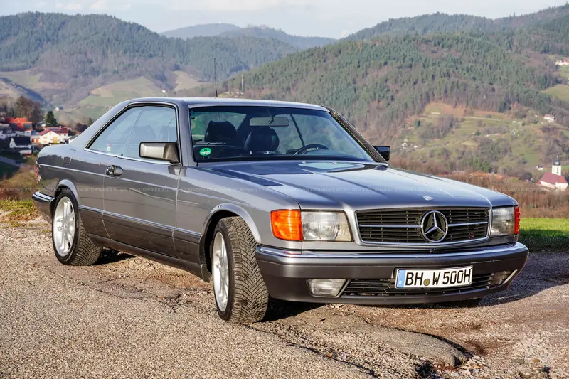 Mercedes Benz 500 SEC C126 (1991), 2. Hand und immer im Familienbesitz, Scheckheft, neuer Service durchgeführt