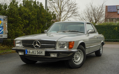 Mercedes Benz 450 SLC C107 (1980), 2. Hand, seltene graue Innenausstattung, sehr guter Zustand