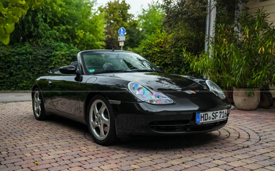 Porsche 911 996 Cabriolet (2000), Handschalter, deutsches Fahrzeug, Austauschmotor, neues Verdeck