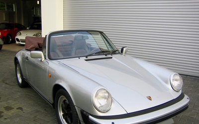 Porsche 911 Cabrio 3.2 Cabrio Silber Metallic 2. Hand Classic Data Zustandsnote 2+ (1985)