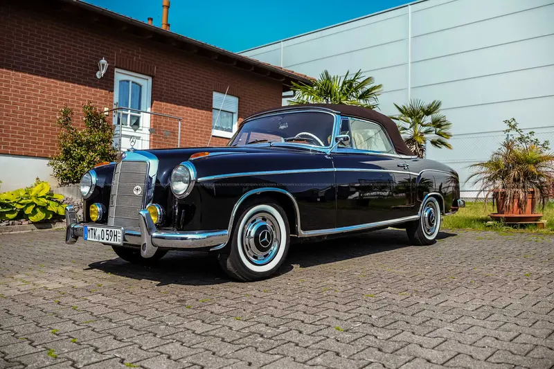 Mercedes Benz Mercedes 220 S Cabriolet Ponton (1959), seit 25 Jahren in einer Hand, Gutachten Note 2+, restauriert