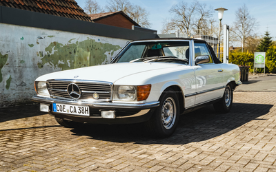 Mercedes Benz 380SL R107 (1983), EU-Modell, Gutachten Note 2+, sehr guter Zustand