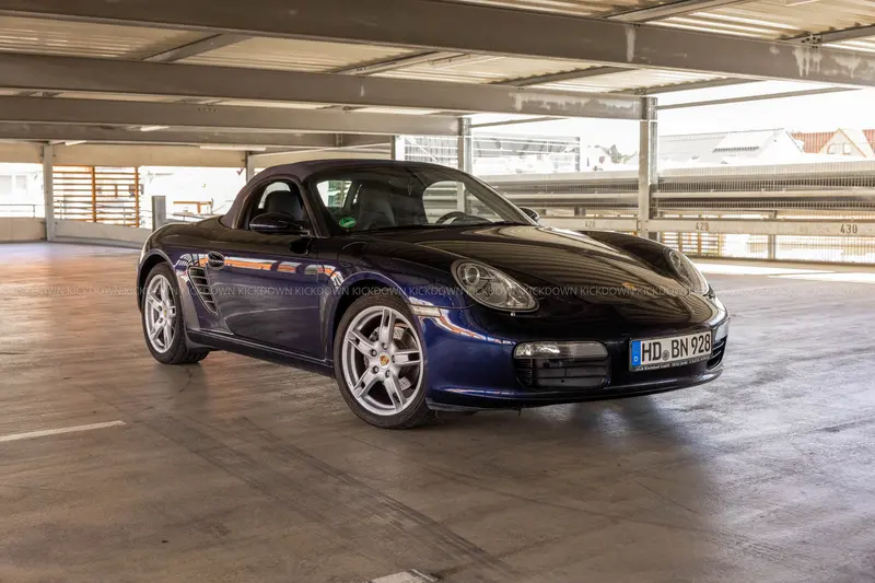 Porsche 987 Boxster (2006), manual transmission, service records, verifiable mileage, pre-owned