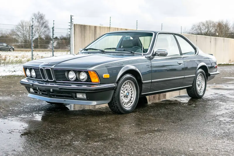 BMW E24 635 CSI 84t mi Delphingrau Service Inspektion (1982)