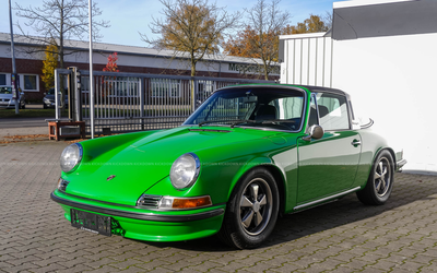 Porsche 911 T Targa (1971), German vehicle, Viper Green, TÜV and service new at time of sale