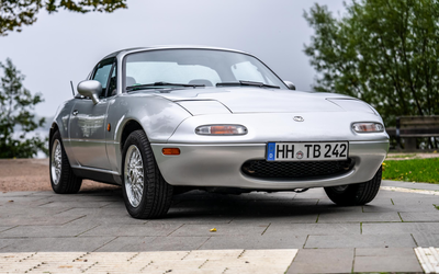 Mazda MX-5 NA 1.8 Silver Stone Metallic OEM BBS Forged Wheels (1994)