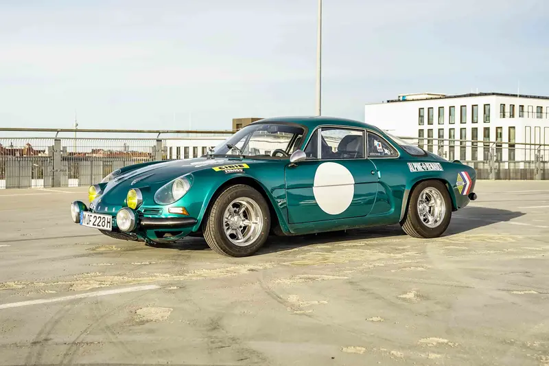 Renault Alpine A110 1300 VC Hubraumerweiterung auf 1550 ccm Sportauspuff KW-Fahrwerk Sportsitze Note 2 (1974)