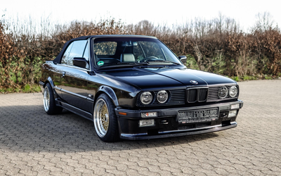 BMW 325i E30 Cabrio Restauriert Wertgutachten Note 2+ TÜV Zugelassen H-Kennzeichen Umfangreiche Ausstattung Lederbezug (1990)