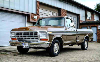 Ford F 150 in brown H license plate appraisal grade 2+ (1979)