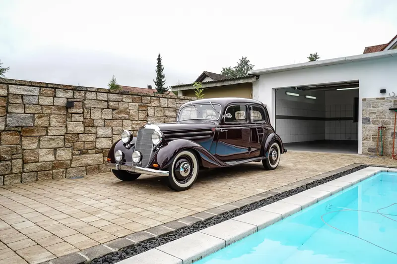 Mercedes Benz W136 170 D, completely restored, engine revised, certificate grade 3+ (1953)