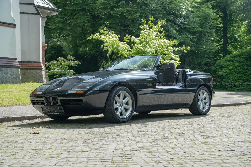 BMW Z1 (1993), timing belt and soft top replaced, No. 7180 of 8,000, Bastuck exhaust system
