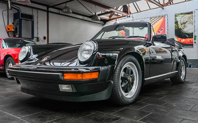 Porsche 911 G-Modell 3.2 Carrera Cabriolet Exclusive Interior Carrera Spoiler absoluter Top Zustand Note 2+ (1986)