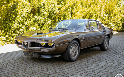 Alfa Romeo Montreal luci del bosco H- License Plate Tüv- Full Acceptance (1972)