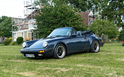 Porsche 911 Carrera 3.2 Cabriolet (1983), owned by a collector for 10 years, brakes overhauled, new TÜV, Classic Data rating 2
