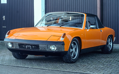 Porsche 914/6 Completely restored Accident-free Very well-maintained overall condition Enlarged displacement H license plate (1971)
