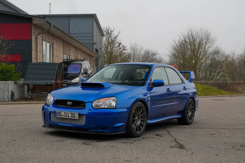 Subaru Impreza WRX STI (2005), ca. 350 PS, etwa 25.000 € investiert