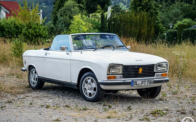 Peugeot 304 S Cabriolet (1975), seltenes und gepflegtes Fahrzeug, teilweise Erstlack, mit Hardtop