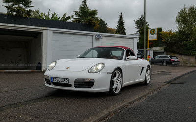 Porsche 987 Boxster S (2005), nur 66.000 km, sehr gepflegt, neu bezogene Sitze & neues Stoffverdeck, Lückenloses Scheckheft