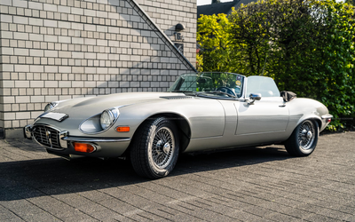 Jaguar E-Type V12 5.3 Serie 3 Roadster (1974) mit Wertgutachten der Note 2+, Motor komplett bei Jaguar revidiert, Spitzenzustand