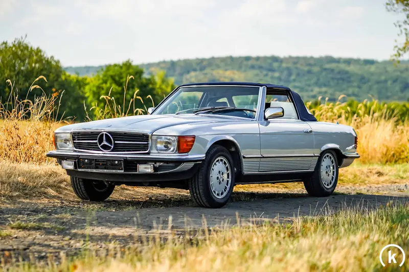 Mercedes-Benz R107 380 SL Luganograu Unterboden Rostfrei (1983)