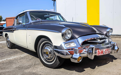 Studebaker President Speedster umfangreich restauriert aus 2. Hand seltenes Fahrzeug Matching Numbers V8-Motor 190 PS (1955)