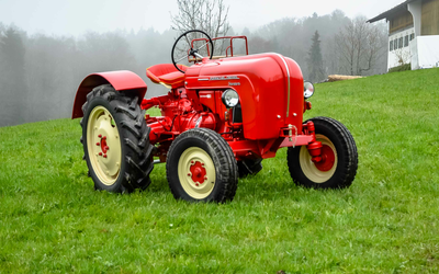 Porsche Diesel Standard 218 Classic Data Gutachten sehr guter Gesamtzustand umfangreich Restauriert aus Porsche Traktor Sammlung (1958)