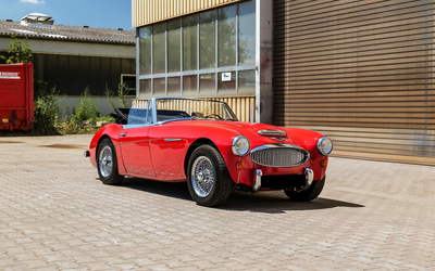 Austin-Healey 3000 (1963), owned by current owner for 14 years, restored, with TÜV and H license plate