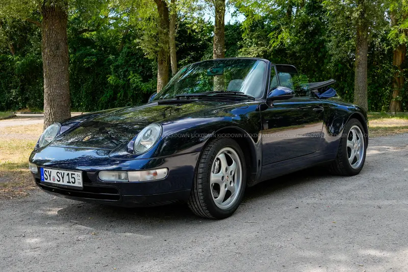 Porsche 993 911 Carrera 4 Cabriolet (1996), manual transmission, only 113,112 kilometers, verifiable history, Classic Data Note 2