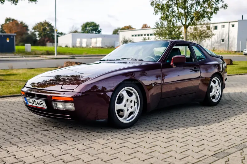 Porsche 944 S2 in der Spezialfarbe Zyclamrot Perlcolor Scheckheft Gepflegt Gutachten Note 2 (1990)