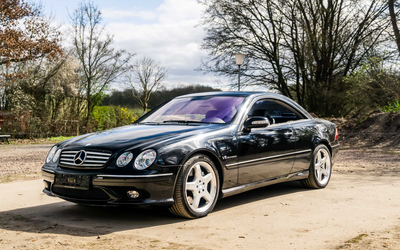 Mercedes-Benz CL 55 AMG (2004) in Obsidianschwarz Metallic, Service 2024 durchgeführt, sehr gepflegtes Fahrzeug